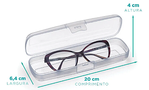 Estojo Super Prático Transparente Nitron