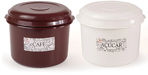 Conjunto 2 Potes Altos Médios Nitron