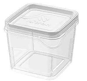 Pote Quadrado Modular 250ml Nitron