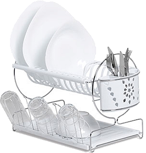 Secador Master Arame com porta Copos e Talheres  Niquelart