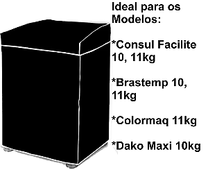 Capa para Máquina Pvc M Vida Pratika