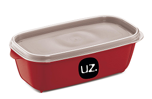 Pote Retangular 500ml Uz