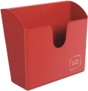 Porta Guardanapo Plástico Slim Vermelho Uz