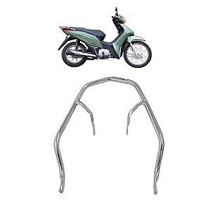 ALÇA TRASEIRA BIZ 125 2011 / 2017  ESPECIAL CROMADO