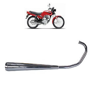 ESCAPAMENTO ESCAPE CG TITAN 125 93/99 MODELO ORIGINAL CROM.