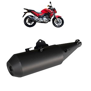 PONTEIRA CB TWISTER 250 16/23 MODELO ORIG. PRETA S/ PROTETOR