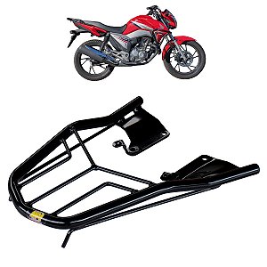 BAGAGEIRO TREF. CG TITAN 160 2015 EM DIANTE CURTO PRETO