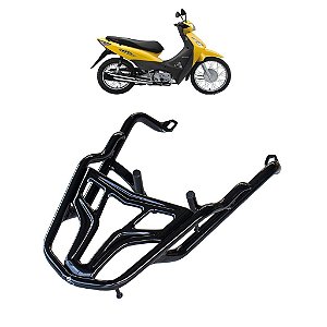 BAGAGEIRO BIZ 125 2005 A 2010 REFORÇADO PRETO VISION MA ACESSÓRIOS