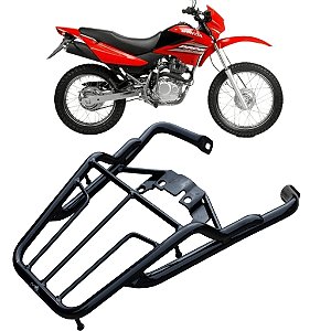 BAGAGEIRO BROS NXR 125 / 150 2003 A 2008 REFORÇADO CURTO PRETO