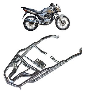 BAGAGEIRO CG TITAN 150 - MIX - FAN 125-150 2009 A 2013 REFORÇADO LONGO