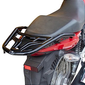 BAGAGEIRO CG TITAN 150 2014 2015 - FAN 125 150 160 2014 A 2024 CURTO PRETO MA ACESSÓRIOS