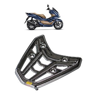 BAGAGEIRO SUPORTE BAU PCX 150 / 160 2014 A 2025 CROMADO MA ACESSÓRIOS