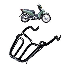 BAGAGEIRO TUBE BIZ 125 2011 A 2017 REFORÇADO PRETO MA ACESSÓRIOS