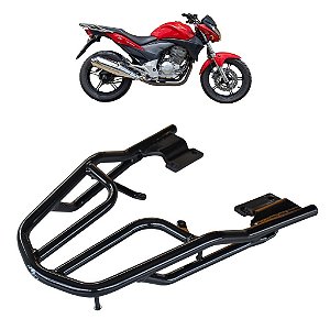 BAGAGEIRO TUBE CB 300 R 2009 A 2015 REFORÇADO CURTO PRETO CB300R MA