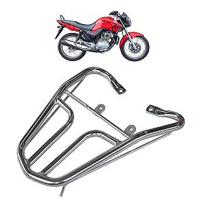 BAGAGEIRO TUBE CG TITAN 150 2014 / 2015 - FAN 125 150 160 2014 A 2024 CURTO CROMADO