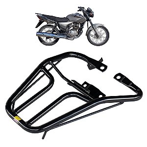 BAGAGEIRO TUBE CG TITAN 150 E SPORT 2004 A 2008 CURTO PRETO MA