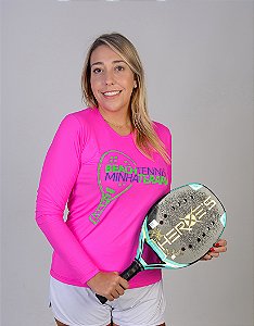 Camisa Baby Look Manga Longa Minha Terapia