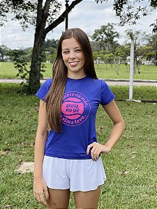 CAMISA MANGA CURTA "AREIA NO PÉ" BABY LOOK