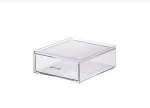 Caixa Organizadora Modelo Empilhavel de Acrilico 18,5X16X7cm - Paramount