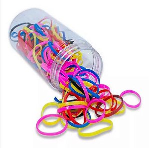 Tubo Bichinho Elásticos Para Os Cabelos Coloridos Pequenos