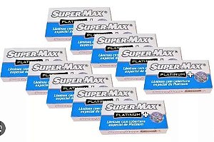 Lamina Dupla Super-max Aço Inox Navalhete Santa Clara