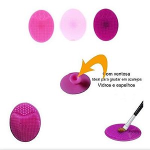 Esponja de silicone p/ limpeza de Pincéis - Macrilan cp-01