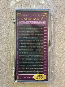 Cilios Fio A Fio Nagaraku 9mm 0.10C