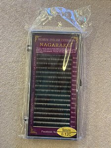 Cilios Fio A Fio Nagaraku 9mm 0.12D