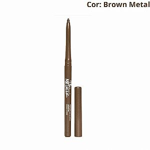 Lapiseira metalizada para olhos- Brown Metal Vizzela