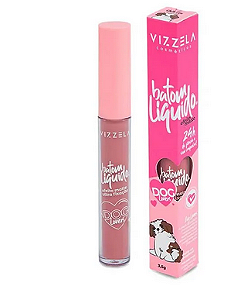 Batom Líquido Matte Dog Lovers Shih Tzu - Vizzela