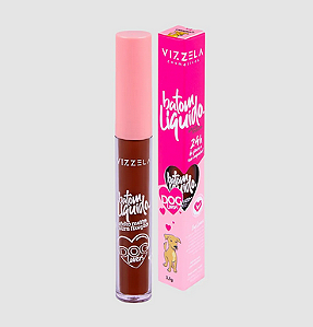 Batom líquido matte dog lovers caramelo- vizzela