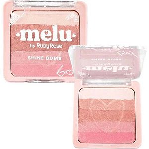 Iluminador Shine Bomb Melu Pink Cake Ruby Rose