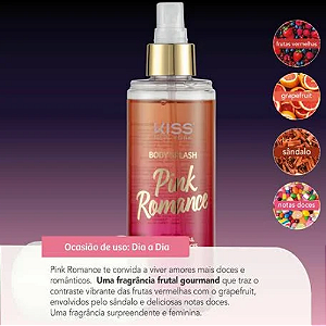 Body Splash Pink Romance - Kiss New York - 200ml