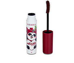 Máscara para cílios bordô big no panda cherry- Vizzela