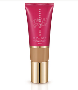 Base Líquida Hidra Glow Niina Secrets by Eudora- Cor 55 30ml