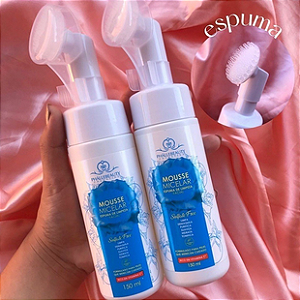 Phallebeauty - mousse micelar espuma de limpeza sulfato 150ml
