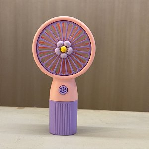 Mini Ventilador Portátil Mini Handheld Fan Lilas Flor