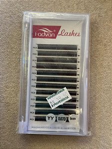 Cilios Fio a Fio FadVan YY  0.07D 9mm