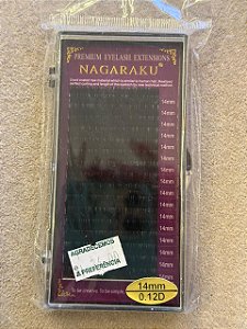 Cilios Fio A Fio Nagaraku 14mm 0.12D