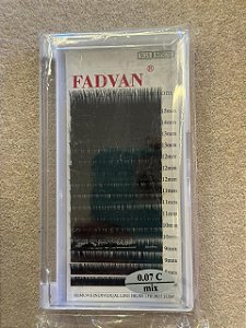 Cilios Fio a Fio FadVan Estojo Mix 0.07C (7-15mm)