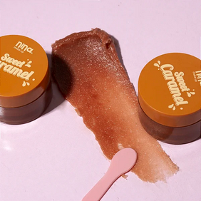 Nina Make Up Lip Scrub Sweet Caramel Esfoliante Labial