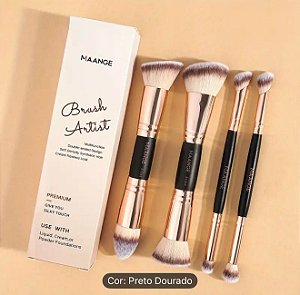 Maange 4 pinceis Black Golden