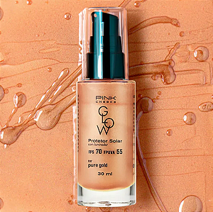 Pink Cheeks Glow FPS 70 Pure Gold - Primer Multifuncional 30ml