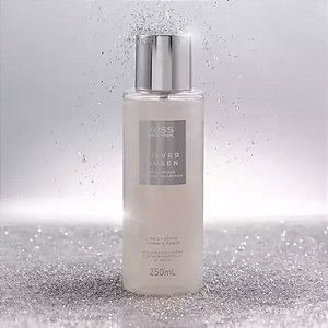 Body Splash Shimmer - Kiss New York Silver Queen