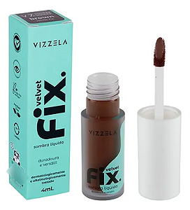 Sombra Liquida Vizzela Velvet Fix Cor - Brown