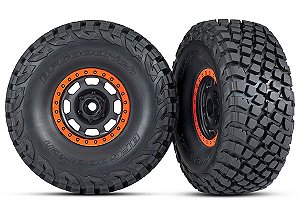 RODAS E PNEUS BLK, ORNG UDR / BFG KR3 TIRE 8472