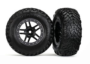 RODAS E PNEUS SCT SS BLK,STN CHRM/S1 TSM (2) 5889R