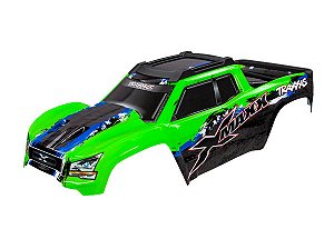 BOLHA TRAXXAS X-MAXX, VERDE (PINTADA COM ADESIVOS)