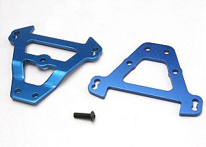 TRAXXAS BULKHEAD TIE BAR BLUE F/R - 5323