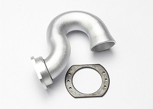 TRAXXAS EXHAUST HEADER SILVER 2.5 2.5R e 3.3
